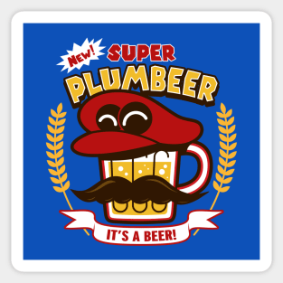 Funny Cute Retro Gaming Beer Drinking Meme Sticker